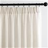 MIULEE Lino Tende Finestre Tenda a Pannello Traslucido Tende Moderne a Vela Trasparente per Porte Balcone Adatte per Soggiorno Camera da Letto 1 Pezzo Set Lino Naturale Bianco 300x245 cm