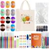 SusggO 155 Pezzi Set Uncinetto completo con occhi Amigurumi Imbottitura - Kit Uncinetto Principianti - 12 Gomitoli Cotone di Latte - Aghi all'uncinetto - Accessori Manuale e Borsa - Uncinetto Set DIY