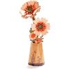 rowood Fiori artificiali Gerbera Margherita, puzzle 3D fai da te in legno, kit modello da assemblare, set artigianale per adulti, bambini, decorazione per la casa e kit regalo di San Valentino