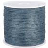 PH PandaHall 0.5mm Filo di Poliestere Cerato 106m Filo per Collane Filo Cerato per Bracciali Macrame, Filo per Braccialetti Fai Da Te Forniture per Creazione di Gioielli Artigianato, Blu