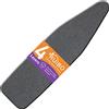 Ruibo Copertura per ASSE da Stiro e Cuscinetto Extra Spesso, Imbottitura Resistente, 4 Strati, Resistente alle bruciature e alle Macchie Adatto alle Dimensioni Standard 30 x 150 cm, Nero