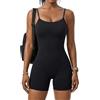 Gotoly Body Modellante Donna Shapewear Bodysuit Intimo Guaina Contenitiva Snellente Shaper Shaping Bustier Seamless Fajas Spallino Regolabile (Nero, M)