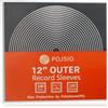 POJSIO 100 Pz. Buste Vinili 33 Giri Esterne, Buste Vinile 33 Giri PE per 1-4 LPS |Alta Qualità Polietilene Plastica Trasparente| |Extra Spesso 100 Micron| Buste Vinile per 12 Dischi Protezione Cover