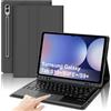 WAVATA Tastiera per Samsung Galaxy Tab S10+/S9 FE+/S9 Plus 12.4con Touchpad, Custodia Tastiera per Samsung Tab S10 Plus Magnetica Staccabile QWERTY Layout Bluetooth Italiano, Nero