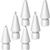 SIXFU Aggiornate per Punte Apple Pencil, Metallo misto punte Apple Pencil Pro/Per Apple Pencil 1 Generazione/Apple Pencil 2 / Apple Pencil usb c/Punta Apple Pencil Punte (6 Pezzi)