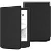 FINTIE Custodia per Pocketbook Verse Pro e Verse eReader (2023) - Sottile Leggero Cover Protettivo in Similpelle con Auto Sveglia/Sonno Funzione, Nero