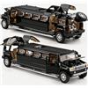 BGHSCA Hummer H2 Modello di auto 1/32, giocattolo di auto Diecast con suono e luce, in lega espandibile, per adulti, bambini, ragazzi e ragazze, nero