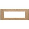 BTICINO MatixGO Placca Bio JA4807BB, Placca Biologica, Materiale Biodegradabile, Placca Sostenibile, Design Minimale, Moderno, Versatile, Uso Interno, 7 Moduli