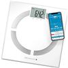 Medisana BS 444 Connect, Bilancia Digitale per Analisi Corporea 180 Kg, Bilancia
