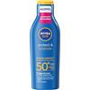 NIVEA SUN Protect & Hydrate SPF 50+ 200 ml, Crema solare 50+ idratante 48h ad assorbimento rapido, Protezione solare 50+ resistente all'acqua arricchita con Vitamina C e Acido Ialuronico