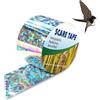 halercay 1 rotolo 80m x 2,4 cm, nastro dissuasivo anti piccioni, nastro riflettente per uccelli, scaccia piccioni da balcone e tetto, repellente ottico per volatili, soluzione per giardini, frutteti e terrazzi