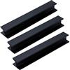 DSWZLQDXB 3 Pezzi Tiretti per dell'armadio autoadesiva maniglia per porta scorrevole in vetro Maniglione in Lega di alluminio Maniglie porta stalla frigorifero,Manopole per Cassetti (80mm,Black)