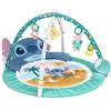 Bright Starts Disney Baby Stitch Party in Paradise - Palestrina multiattività con cuscino per tummy time e 5 giochi portatili, 0+ mesi