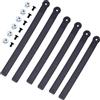 SUPERFINDINGS 6 set 3 misure Cinghie di Fissaggio per Snowboard Sostituzione 206/227/264mm Cinghia per Scaletta Da Snowboard Cinghia Elastica In PVC Cinghie per Fissaggio per Snowboard