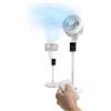 Wintem SNAG Ventilatore a Piantana Silenzioso con Telecomando - Display Digitale Touch, Timer 12 Ore, Potente Motore 50W, Con Aromaterapia, Pale Aerodinamiche, Oscillazione 65°, Inclinazione 90°