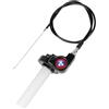 EXLECO Manopola dell'Acceleratore con Cavo 1.2M, Manopola Acceleratore Manubrio dell'Acceleratore a Torsione in Alluminio Comando Gas Rapido Moto da 7/8 Pollici Kit per 50cc-200cc ATV Quad Pit Dirt Bike