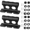 Smgbway 2PCS Supporto per forcella per bici, supporto per forcella per portapacchi per bici da auto, Portapacchi Fisso per Forcella Anteriore per Portabici da Viaggio M5x100mm M12x100mm M15x100mm M15x110mm