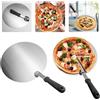 WASYPLSFOI Pala per pizza, spatola per pizza, 25 cm | acciaio inossidabile, materiale sano, rotondo