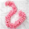GreatRise 4 ghirlande di fiori di ciliegio di seta artificiale, 180 cm, fiori di ciliegio, decorazione per matrimoni, casa, feste, pareti, fiocchi, rosa scuro
