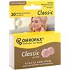Ohropax tappi auricolari classic cera ovatta 20 pezzi