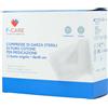 f-care F care garza compressa in cotone 12/8 18x40cm 12 pezzi