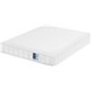 Yaheetech Materasso Matrimoniale 160 x 200 cm Altezza 23 cm a Molle Insacchettate con 7 Zone di Supporto Media Rigidità H3 Traspirante e Ergonomico Spedito Sottovuoto Arrotolato Bianco