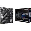 ASUS PRIME B550M-K ARGB Scheda madre AMD B550 (Ryzen AM4) mATX, Dual slot M.2, P