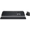 Logitech MX Keys S Combo: MX Master 3S, MX Keys S & MX Palm Rest - Grafite, Layo