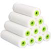 ToolSpace 10x Rullo per Pittura Professionale Schiuma Superfine 11cm Rullo per Pittura a Base di Solvente Pavimenti Legno Rulli per Pittura a Gesso per Mobili Pittura e Ristrutturazione
