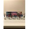 Bandai Set di 5 bicchieri in vetro regalo VIP Bandai Gundam Suntory vintage anni 80 ...