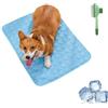 Generico Tappetino Refrigerante Cane,Tappetino Refrigerante Per Gatti,Lavabile,Confortable, Antidérapant et Respirant, Convient aux Chiens de Grande/Moyenne/Petite Taille (Blu,XS)