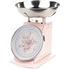 Generico L'Arte di Nacchi Bilancia da cucina rosa con fiori 3kg H26 cm