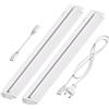 ledscom.de Luce LED sottopensile LIWO 58cm, orientabile, 1080lm ciascuno, bianco Set di 2