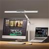 Honeywell LED Lampada da scrivania per ufficio - HWT-HJ1 Sunturalux™ Lampada da scrivania con morsetto per ufficio, luce tattile da scrivania dimmerabile Lampada flessibile a morsetto a doppia sezione