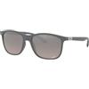Ray-Ban 0RB4330CH Occhiali, Matte Grey, 56 Unisex-Adulto