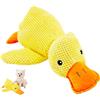 Luylmo Peluche Giochi per Cani, Peluche Anatra con Squeak per Cani, Antistress per Cane, Gioco Peluches Indistruttibile per Canis di Peluches per Cane di Piccola Taglia Media