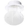 Generico Deflettore Universale Rotondo for condizionatore d'Aria da soffitto, deflettori d'Aria for bocchette da soffitto, deflettore Regolabile(20x20cm/7.9x7.9in)