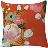 HNDXLHH Cuscini per Divano 60x60 Fiore Multicolore Cuscini per Divano Cotone Biancheria Guanciali Letto, con Cerniera Invisibile Cuscino Letto Moderni Federe Cuscini per Divano Soggiorno