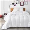 My Lovely Bed - Piumone 4 Stagioni - 200x200 cm - 3 in 1 (200g/m² et 300g/m² = 500g/m²) - Caldo d'inverno/Fresco d'Estate