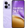 realme 14T 5G Smartphone 8+256 GB, Processore Dimensity 6300 5G, Batteria titanica da 5260 mAh, Ricarica rapida da 45 W, Display AMOLED eSports a 120 Hz, IP69, NFC, Viola