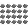 QUARKZMAN Copertura Protettiva per Porta USB 20pz Porta USB 2.0 Copertura del Cappuccio Antipolvere in Silicone per Cavo Dati USB Maschio USB, Trasparente Nero