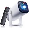 SOOMFON Mini Proiettore Portatile 1080P Supporta - SOOMFON Videoproiettore con Bluetooth 720P Nativo 270° Rotation Smart TV Video Proiettore per Smartphone USB HDMI TV Stick