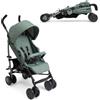 Chicco Echo Lite Passeggino Leggero da 0 Mesi a 22 kg, Schienale Reclinabile in 4 Posizioni, Seduta Spaziosa, Manicotto Paracolpi, Chiusura a Ombrello, Freni Gemellati e Ruote Anteriori Girevoli