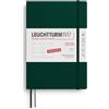 LEUCHTTURM1917 372560 Agenda settimanale Medium (A5) 2026, 12 mesi, copertina morbida, verde forestale, tedesco