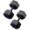 MAGIC SELECT Set di 2 Manubri da 10 kg in PVC E Ferro Sabbiato, Pesi da Palestra, Manubri Antiscivolo, Ideali per Allenamento di Forza E Palestra in Casa, Pesi Fitness Ergonomici.