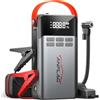 ANFLAG Booster Avviamento Auto, 7000A Avviatore Batteria Auto con Compressore 150PSI (fino a ALL Gas/12.0L Diesel), Starter Portatile con Display, Doppia USB, Torcia a LED(BD50)