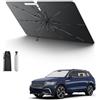 SKTU Ombrello Parasole Auto compatibile con V W T iguan 3 2024 2025 Parasole Auto Parabrezza interno pieghevole con Protezione UV