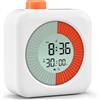 EooCoo Timer Cucina Digitale Visivo 60 Minuti Conto Alla Rovescia Bambini, Può sostituire la clessidra, Sveglia, Orologio Elettronico da Tavolo, Tempistica, per Studio, Cucinare, Toilet - Bianco