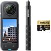 Insta360 X4 Pack Cantiere Selfie Stick - Videocamera 360° per cantieri, Video HDR 360° 8K30fps, Foto 72MP, Timelapse 11K, Supporta DroneDeploy, OpenSpace, Cupix, Oculo,WhiteHelmet,PlanRadar e altro.