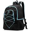 CampFeuer Zaino con funzione di raffreddamento 30 litri | leggero e impermeabile | nero | borsa isolante per barbecue, campeggio, spiaggia e attivitˆ outdoor